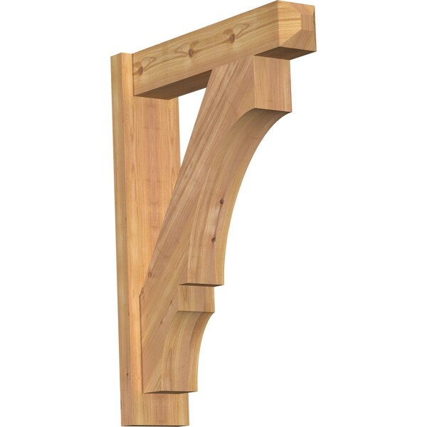 Ekena Millwork Balboa Smooth Craftsman Outlooker, Western Red Cedar, 5 1/2"W x 22"D x 30"H OUT06X22X30BOA04SWR - main